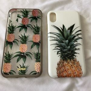 Brand New IPhone X Pineapple Case Pack of 2